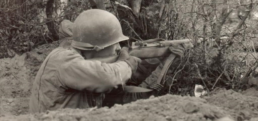 M1 Garand during World War II.